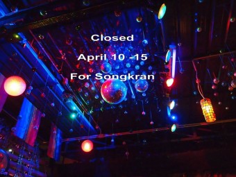 RAM Bar closed for Songkran